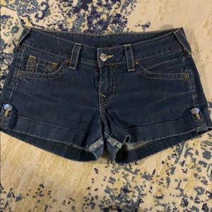 True Religion size 31 denim shorts